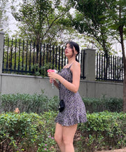 ASTER-Ditsy floral dress