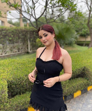 Nixie Mini Dress (Black)