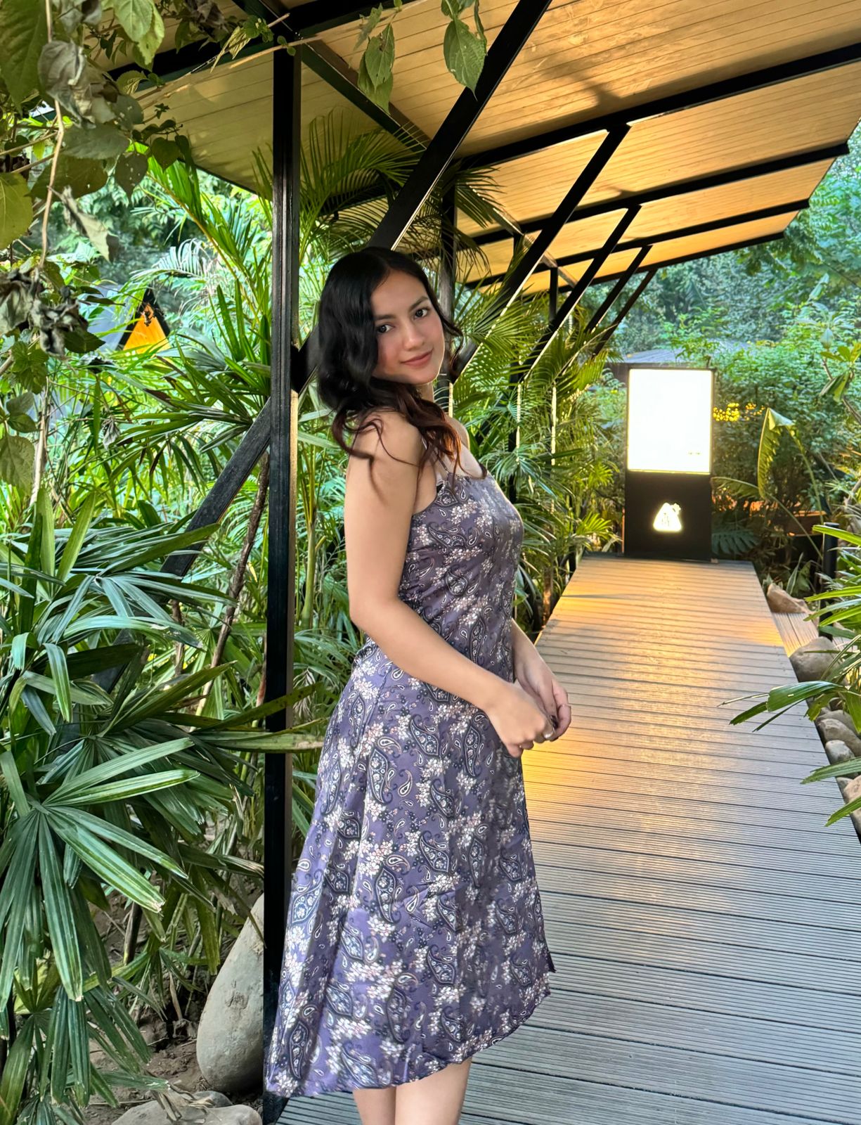 Indie- Satin Slip Dress (Mauve)