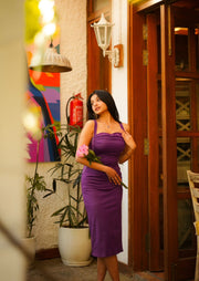 CELINE- DRESS (PURPLE)