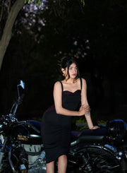 CELINE-DRESS (BLACK)