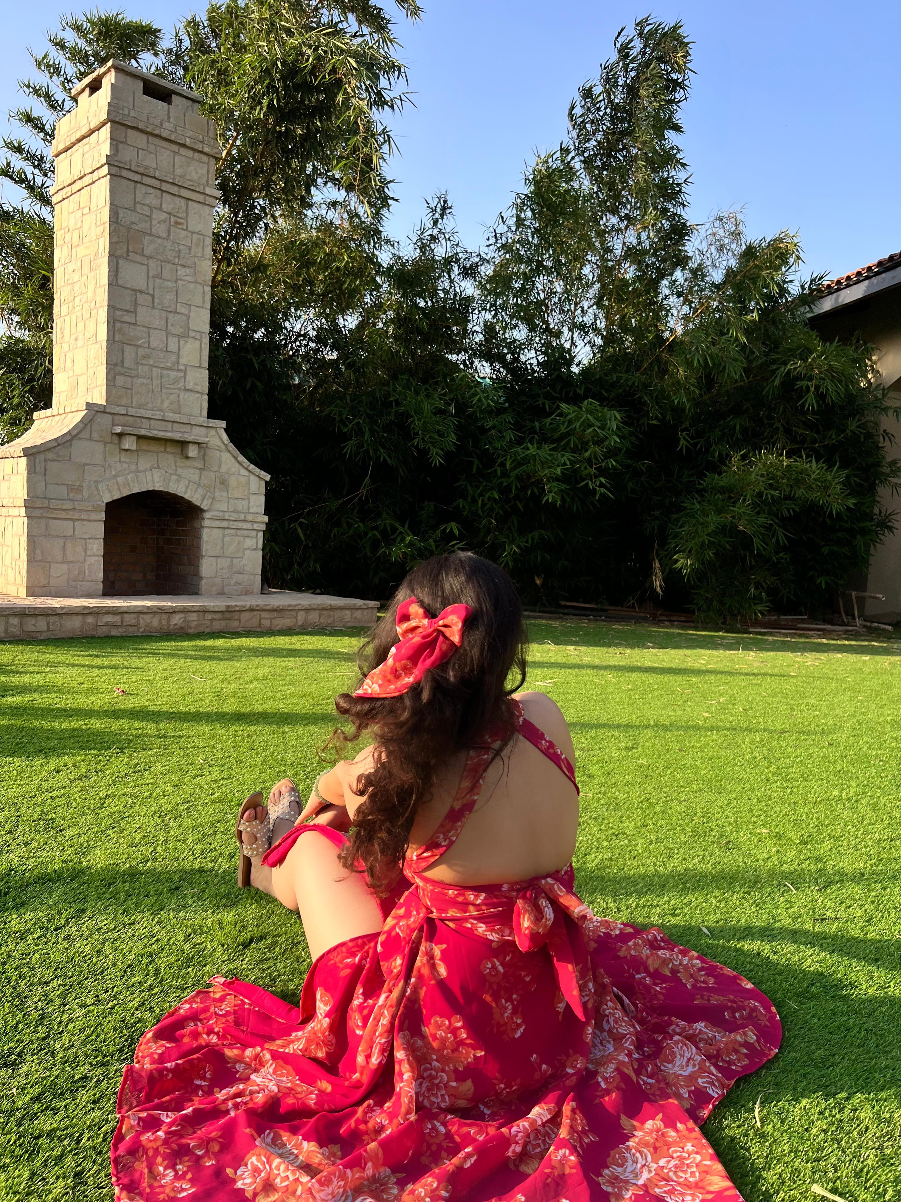 TULIP-Dress (Fuschia Pink)