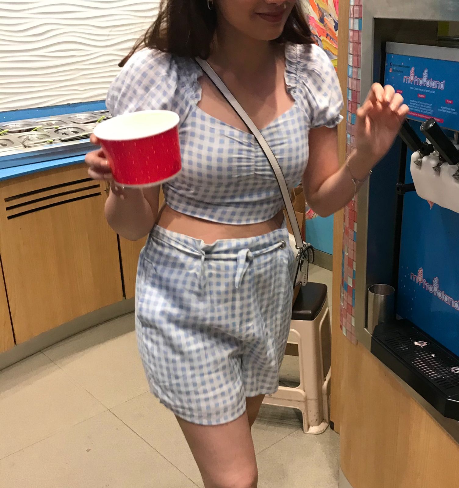 Gingham Set (Pastel Blue)