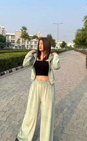 Velour Set - SAGE GREEN