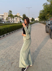 Velour Set - SAGE GREEN