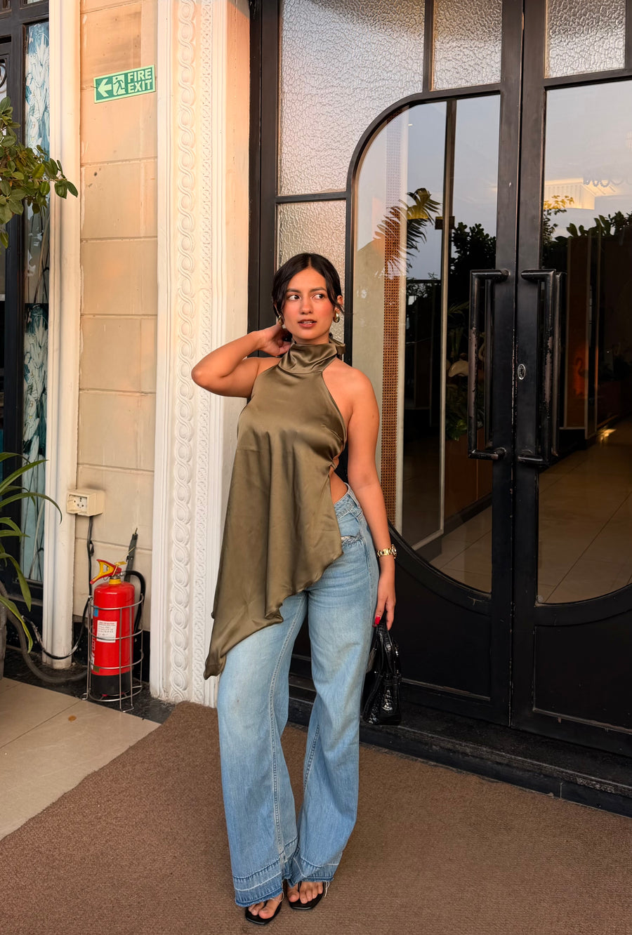 Kaia- Asymmetric Flowing Top
