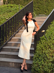 The Monaco - Midi Dress (White)