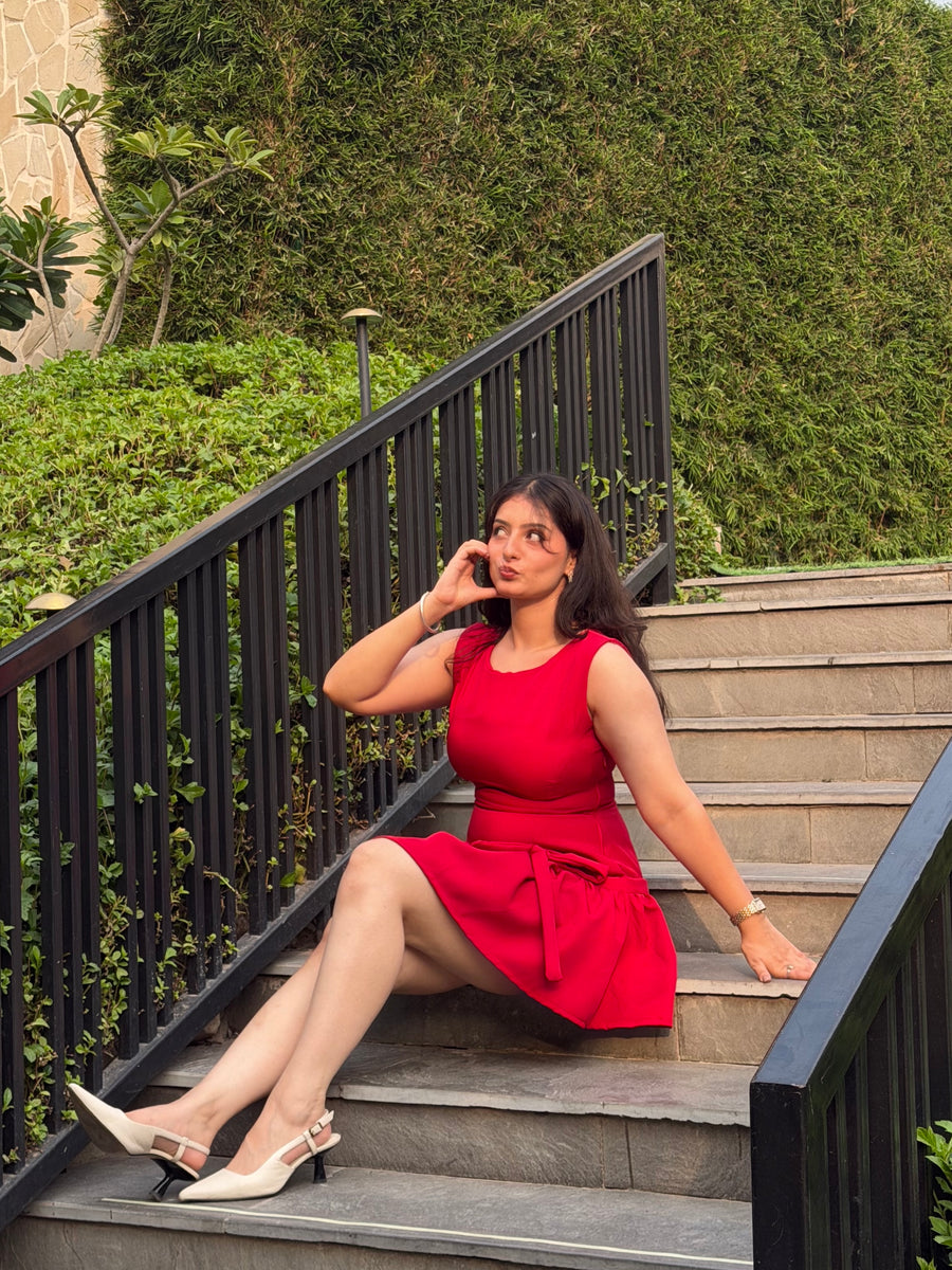 Milan - Mini Dress (Red)