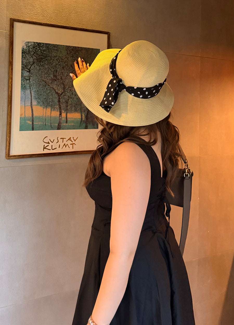 Noir- Black Midi Dress