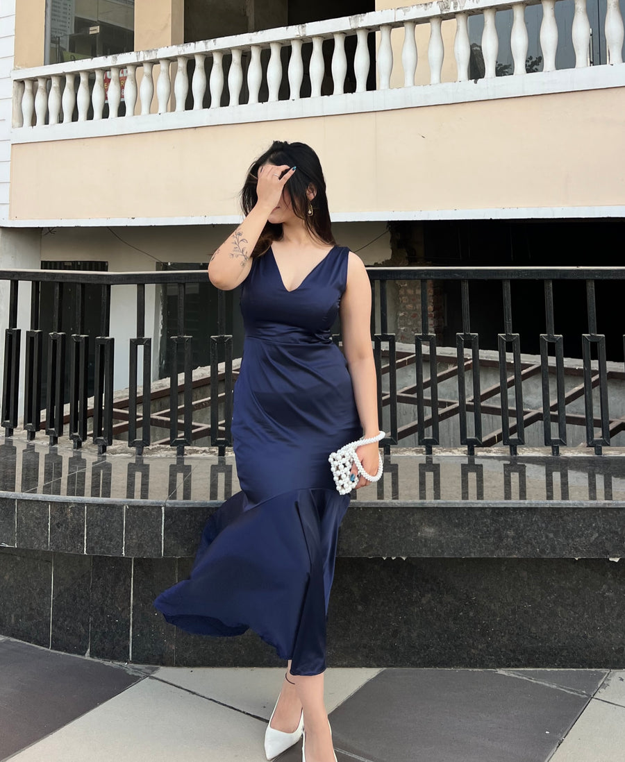 MIST - Dress (Navy Blue)
