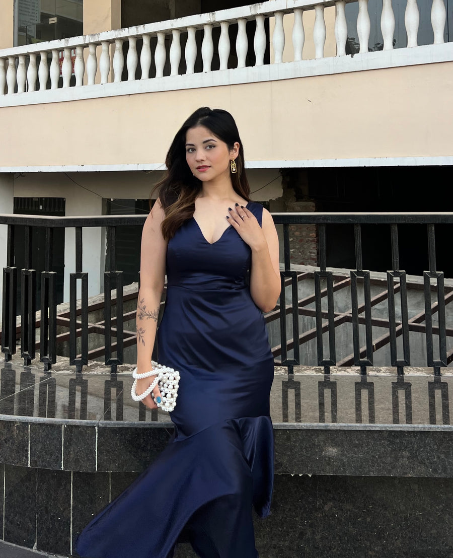 MIST - Dress (Navy Blue)