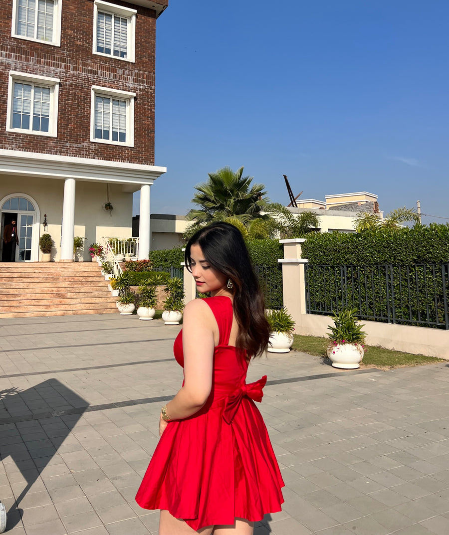 BLUSH - Dress ( Red )