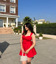 BLUSH - Dress ( Red )