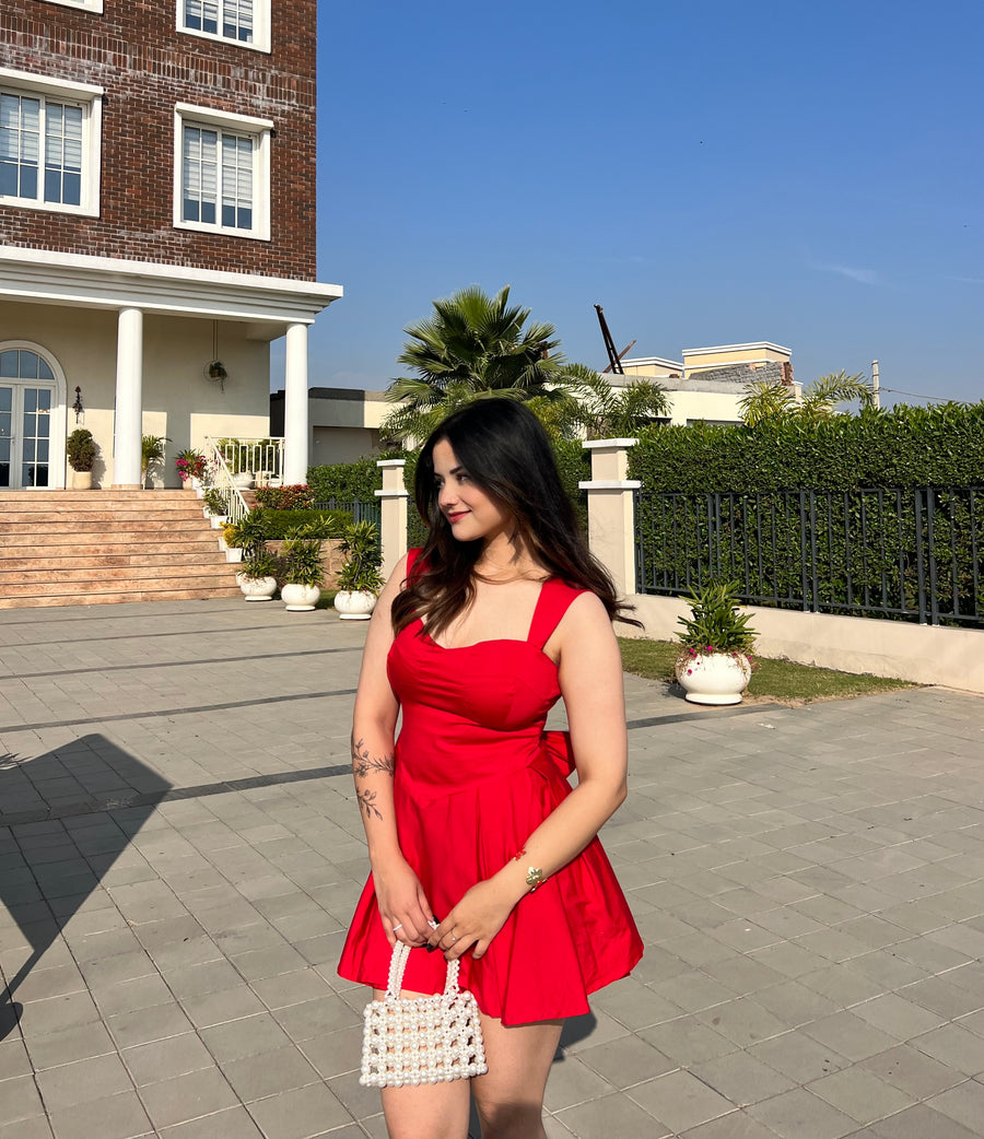 BLUSH - Dress ( Red )