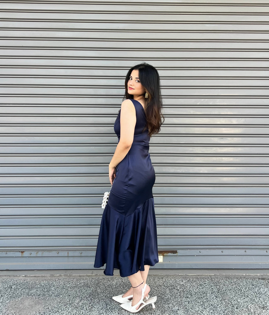 MIST - Dress (Navy Blue)