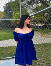 HEATHER-Dress (Blue)