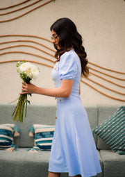 Casablanca-Dress (Pastel Blue)