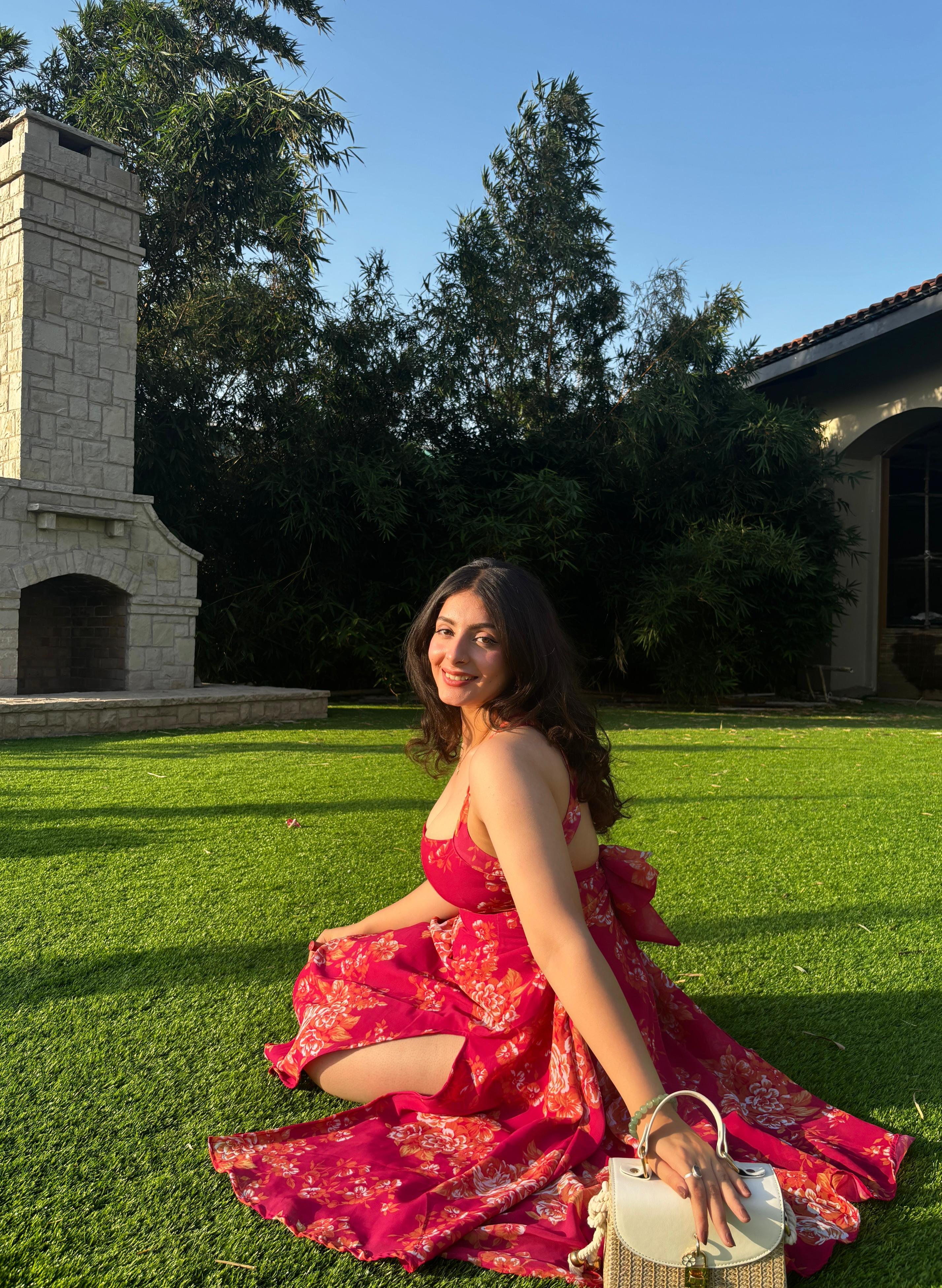 TULIP-Dress (Fuchsia Pink) – mynomad