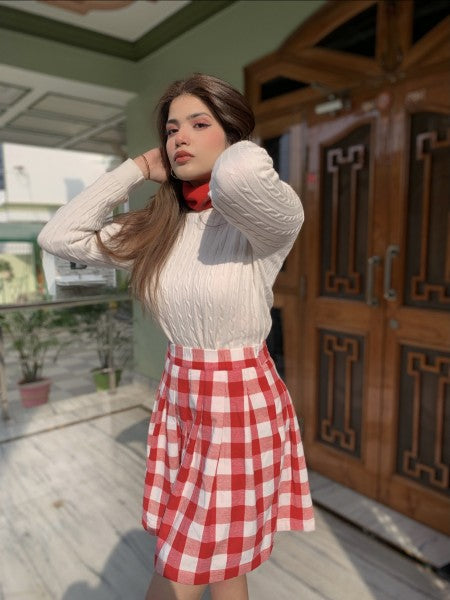 Red Riding Skirt
